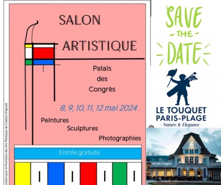 Exposition à LE TOUQUET PARIS-PLAGE du 8 au 12 mai