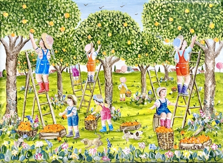 2 la cueillette des oanges 22x16.jpg